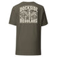 Wisco Outlet Dockside Regulars back design on Army tee