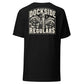 Wisco Outlet Dockside Regulars back design on Black tee