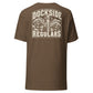 Wisco Outlet Dockside Regulars back design on Heather Brown tee