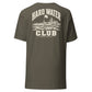Wisco Outlet Hard Water Club back design on Army tee