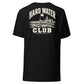 Wisco Outlet Hard Water Club back design on Black tee