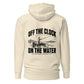 Wisco Outlet off the clock on the water back design on Bone hoodie