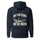 Wisco Outlet off the clock on the water back design on Navy Blazer hoodie