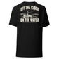 Wisco Outlet off the clock on the water back design on Black tee