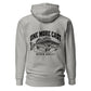 Wisco Outlet one more cast back design on Carbon Grey hoodie