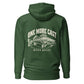 Wisco Outlet one more cast back design on Forest Green hoodie
