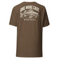 Wisco Outlet one more cast back design on Heather Brown tee