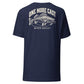 Wisco Outlet one more cast back design on Navy tee