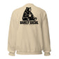 Barely Social — Crewneck Sweatshirt — Sand — back