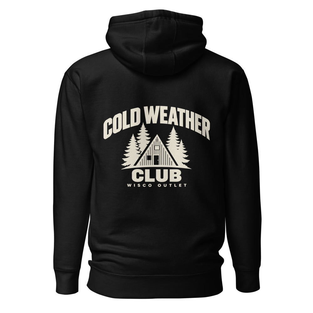 Cold Weather Club — Hoodie — Black — back