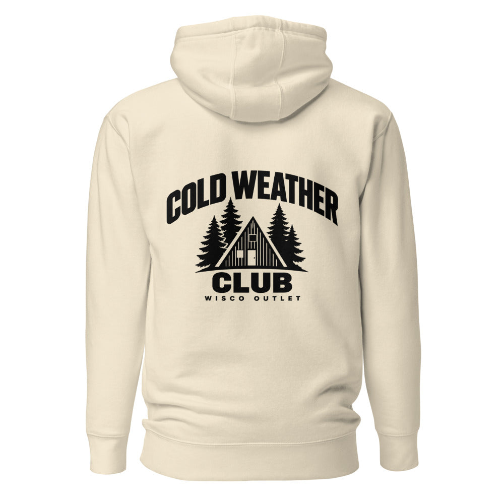 Cold Weather Club — Hoodie — Bone — back