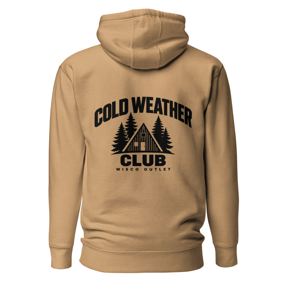 Cold Weather Club — Hoodie — Khaki — back