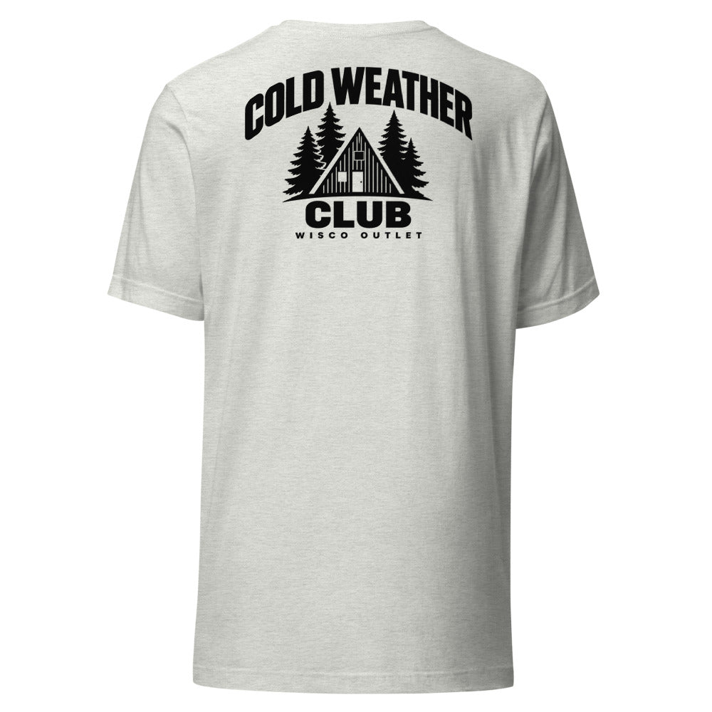 Cold Weather Club — T-Shirt — Ash — back