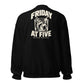 Friday at Five — Crewneck Sweatshirt — Black — back