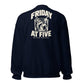 Friday at Five — Crewneck Sweatshirt — Navy — back