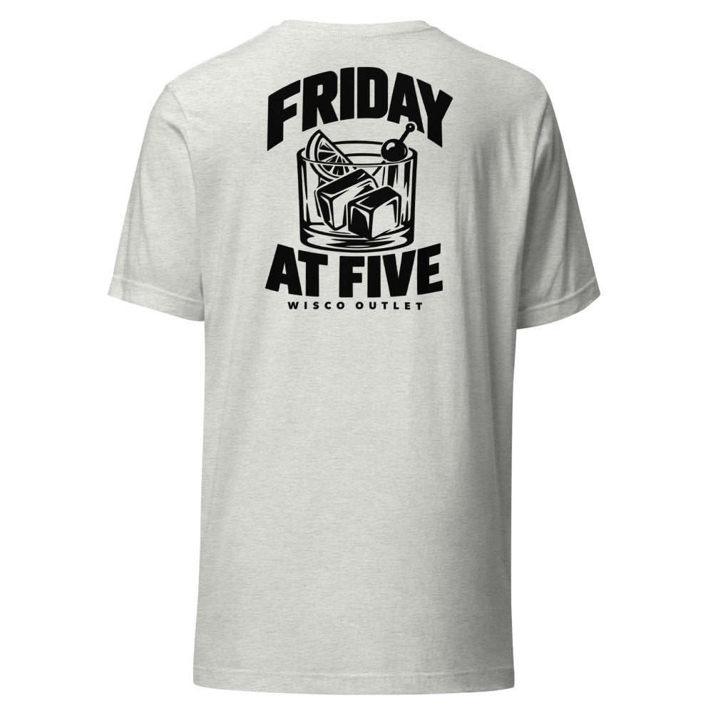 Friday at Five — T-Shirt — Ash — back
