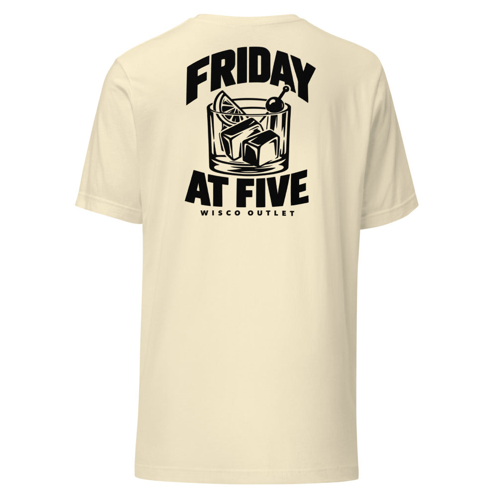 Friday at Five — T-Shirt — Natural — back