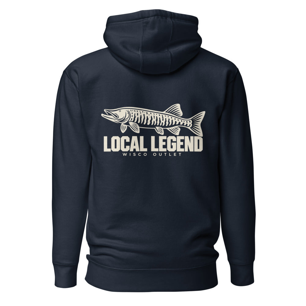 Local Legend — Hoodie — Navy Blazer — back