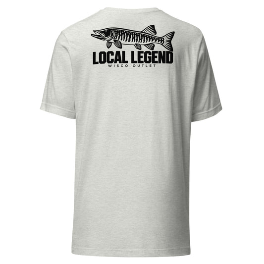 Local Legend — T-Shirt — Ash — back