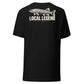 Local Legend — T-Shirt — Black — back