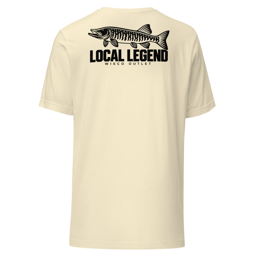 Local Legend — T-Shirt — Natural — back