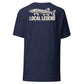 Local Legend — T-Shirt — Navy — back