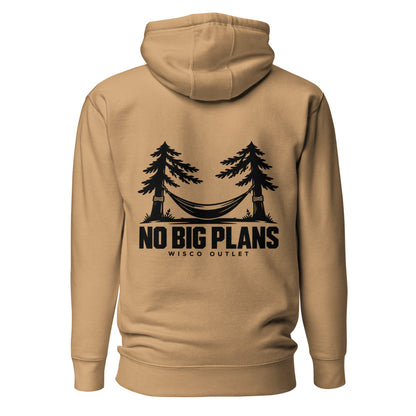 No Big Plans — Hoodie — Khaki — back
