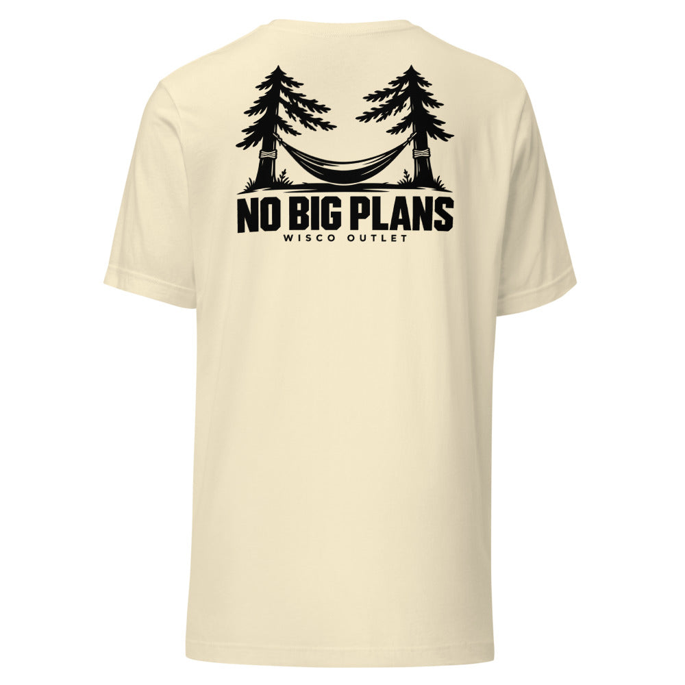 No Big Plans — T-Shirt — Natural — back