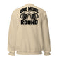 One More Round — Crewneck Sweatshirt — Sand — back