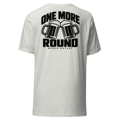 One More Round — T-Shirt — Ash — back