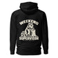 Weekend Supervisor — Hoodie — Black — back