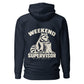 Weekend Supervisor — Hoodie — Navy Blazer — back