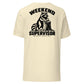 Weekend Supervisor — T-Shirt — Natural — back