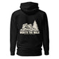 Worth the Walk — Hoodie — Black — back