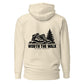 Worth the Walk — Hoodie — Bone — back