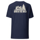 Worth the Walk — T-Shirt — Navy — back