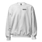 Wisco Outlet left-chest logo — Crewneck Sweatshirt — Ash — front