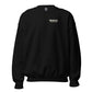 Wisco Outlet left-chest logo — Crewneck Sweatshirt — Black — front
