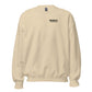 Wisco Outlet left-chest logo — Crewneck Sweatshirt — Sand — front