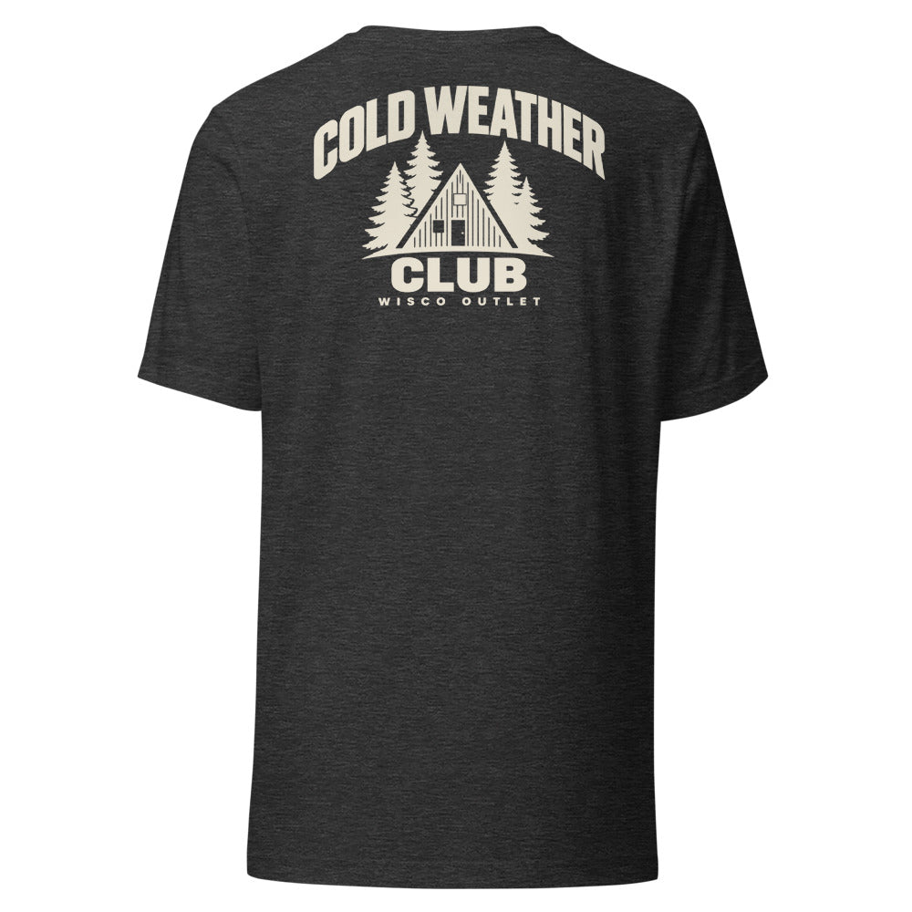 Cold Weather Club T-Shirt — Dark Grey Heather — back