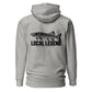 Local Legend Hoodie — Carbon Grey — back