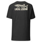 Local Legend T-Shirt — Dark Grey Heather — back