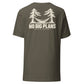 No Big Plans T-Shirt — Army — back