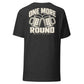 One More Round T-Shirt — Dark Grey Heather — back