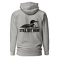 Still Out Here Hoodie — Carbon Grey — back