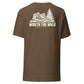 Worth the Walk T-Shirt — Heather Brown — back