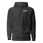 Wisco Outlet left-chest logo — hoodie — Charcoal Heather — front