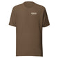 Brandy & Bad Decisions T-Shirt — Heather Brown — front