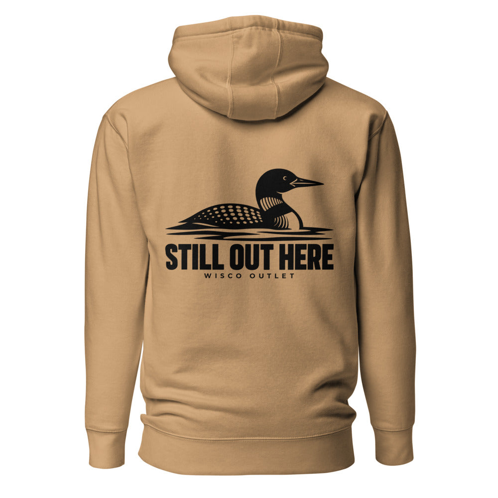 Still Out Here Hoodie — Khaki — back