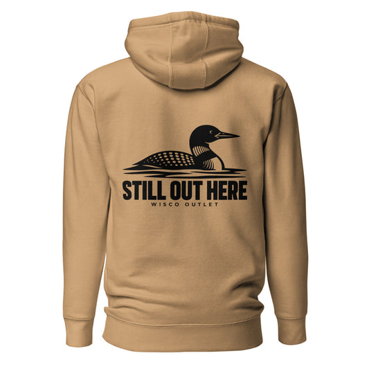 Still Out Here Hoodie — Khaki — back